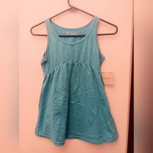 Blue Sleeveless Tank Top